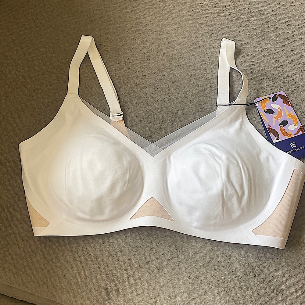 Honeylove Crossover Bra Size L NWT